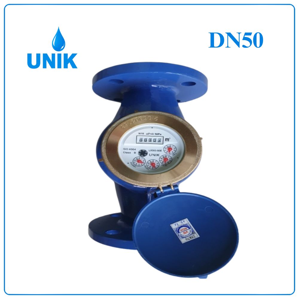 Đồng hồ nước sạch UNIK DN50